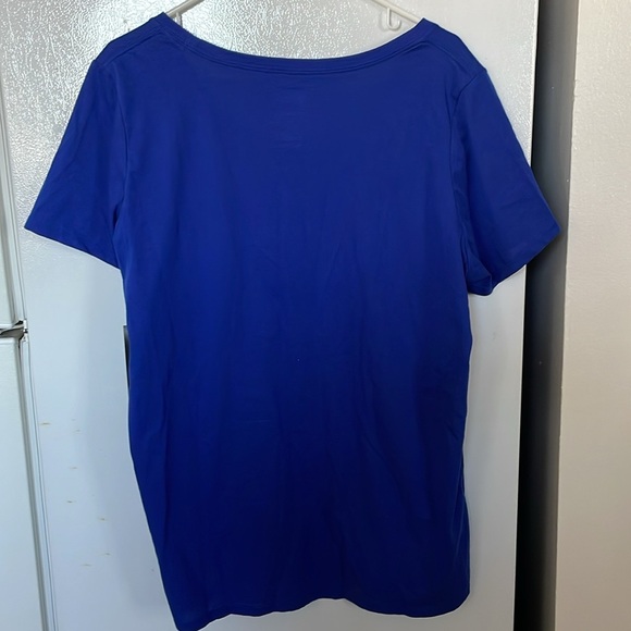 Nike x NBA Philadelphia 76ers Basketball Women’s T-shirt Activewear Blue NWT XXL - Picture 5 of 5